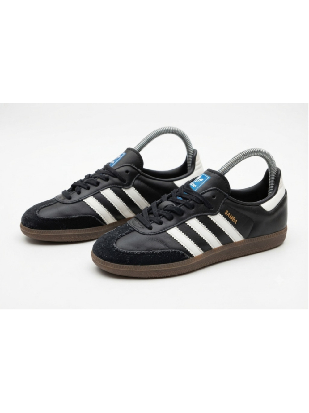 Adidas Originals Samba OG Shoes Kids Sneakers Black/White/Gum size 4